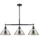 Yep Orwell Island Light Ceiling Light in Matte Black, Pewter
