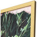 Dark Study Green and Blue and Turquoise and Teal Framed Art