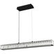 Reese LED 37 inch Matte Black Island Light Ceiling Light, Medium