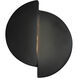 Ambiance LED 9 inch Carbon-Matte Black ADA Wall Sconce Wall Light, Offset