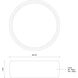 Savile LED 4.75 inch White Flush Mount Ceiling Light