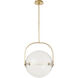 Sean Lavin Fues Line-Voltage Pendant Ceiling Light in Clear Glass
