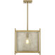 Jacobs 1 Light 14 inch Warm Brass Pendant Ceiling Light