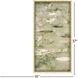 Water Lily Green and Beige and White Framed Art