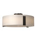Impressions 3 Light 18.4 inch Oil Rubbed Bronze Semi-Flush Ceiling Light, Large