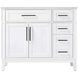 Virginia 42 X 35 inch White Bathroom Vanity Cabinet