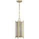 Jacobs 1 Light 5.75 inch Serene Brass Outdoor Hanging Lantern