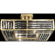 Crystal Enchantment 4 Light 25 inch Gold Semi-Flush Mount Ceiling Light
