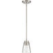 Calhoun 1 Light 5 inch Satin Nickel Mini-Pendant Ceiling Light, Essentials