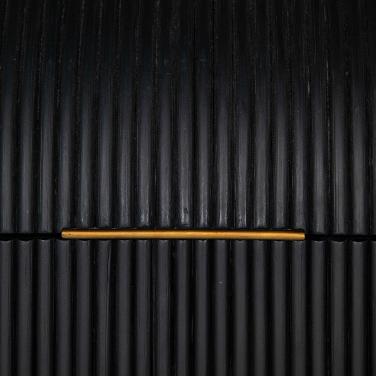 Maison Brushed Black / Stained Gold Chest