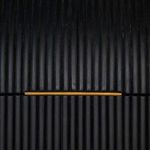 Maison Brushed Black / Stained Gold Chest