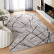 Sesia 130 X 94 inch Light Grey Rug in 8 x 11