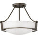 Hathaway 3 Light 16.00 inch Semi-Flush Mount