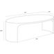 Tomas 51 X 27 inch Light Wash Coffee Table