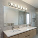 Independence 6 Light 36 inch Brushed Nickel Bath Strip Wall Light