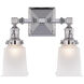 Chapman & Myers Boston5 2 Light 14 inch Chrome Double Bath Light Wall Light