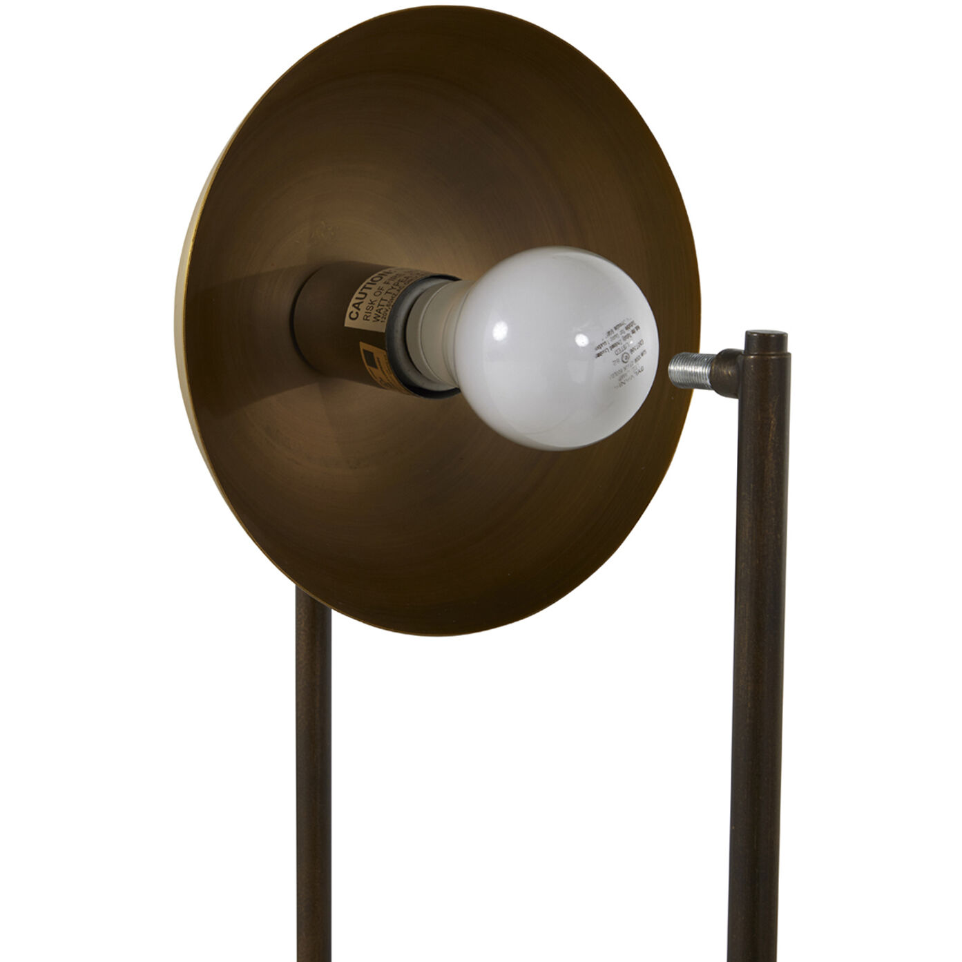 Owen 32 inch Stained Gold / Brushed Copper Table Lamp Portable Light