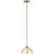 Chroman Empire 1 Light 10 inch Satin Gold Pendant Ceiling Light