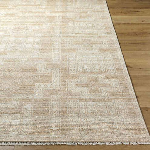 Kunal 168 X 120 inch Pearl / Natural Handmade Rug in 10 x 14
