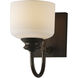 Bisque 1 Light 5.5 inch Oil Rubbed Bronze Wall Sconce Wall Light