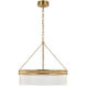 Marie Flanigan Menil LED 26.25 inch Soft Brass Chandelier Ceiling Light
