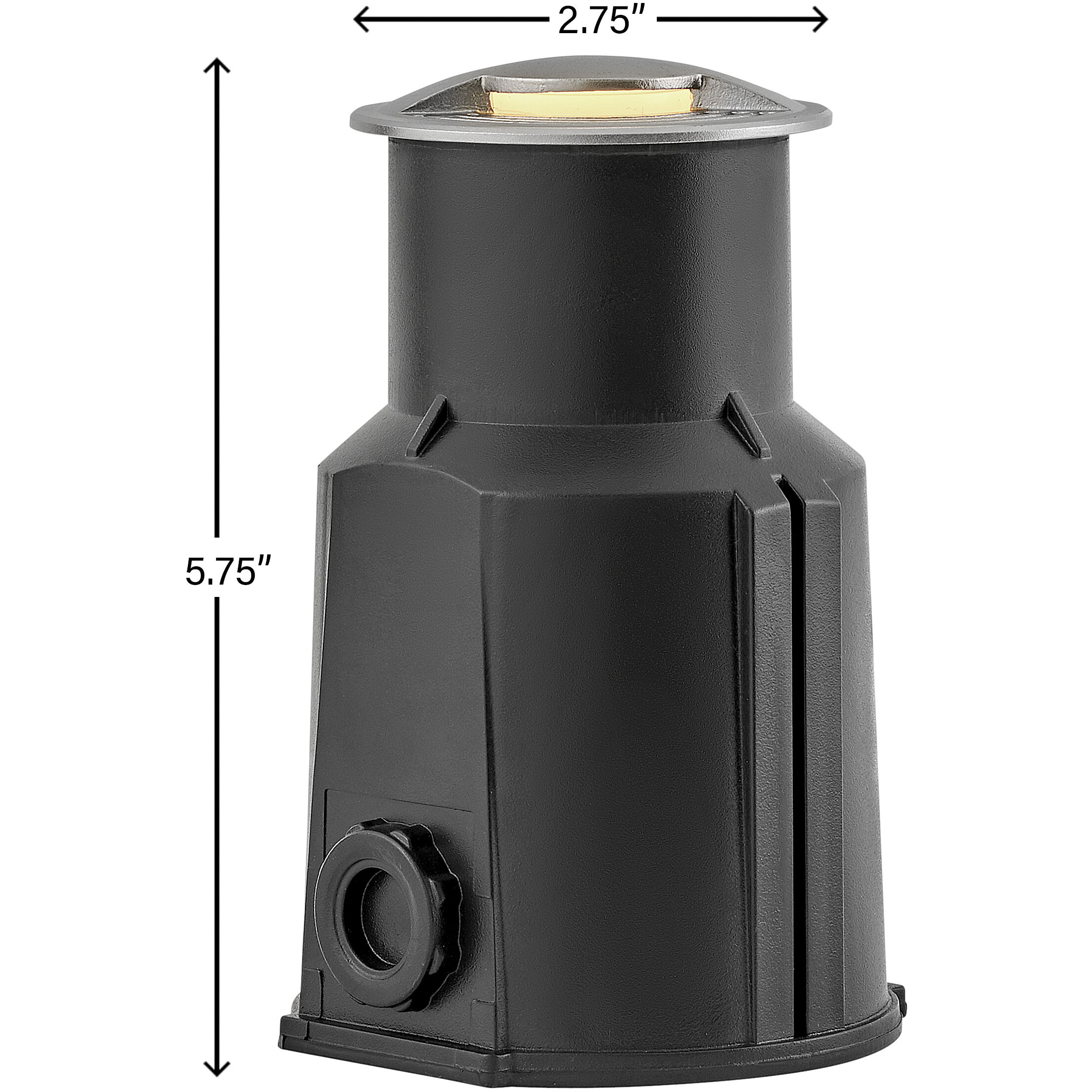 Sparta Flare 12v 4.00 watt Stainless Steel Landscape Well Light, Quad-Directional