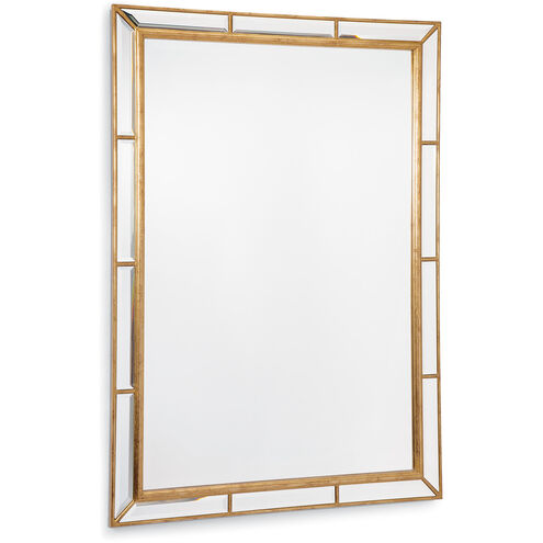 Plaza 41 X 29 inch Antique Gold Leaf Mirror, Beveled