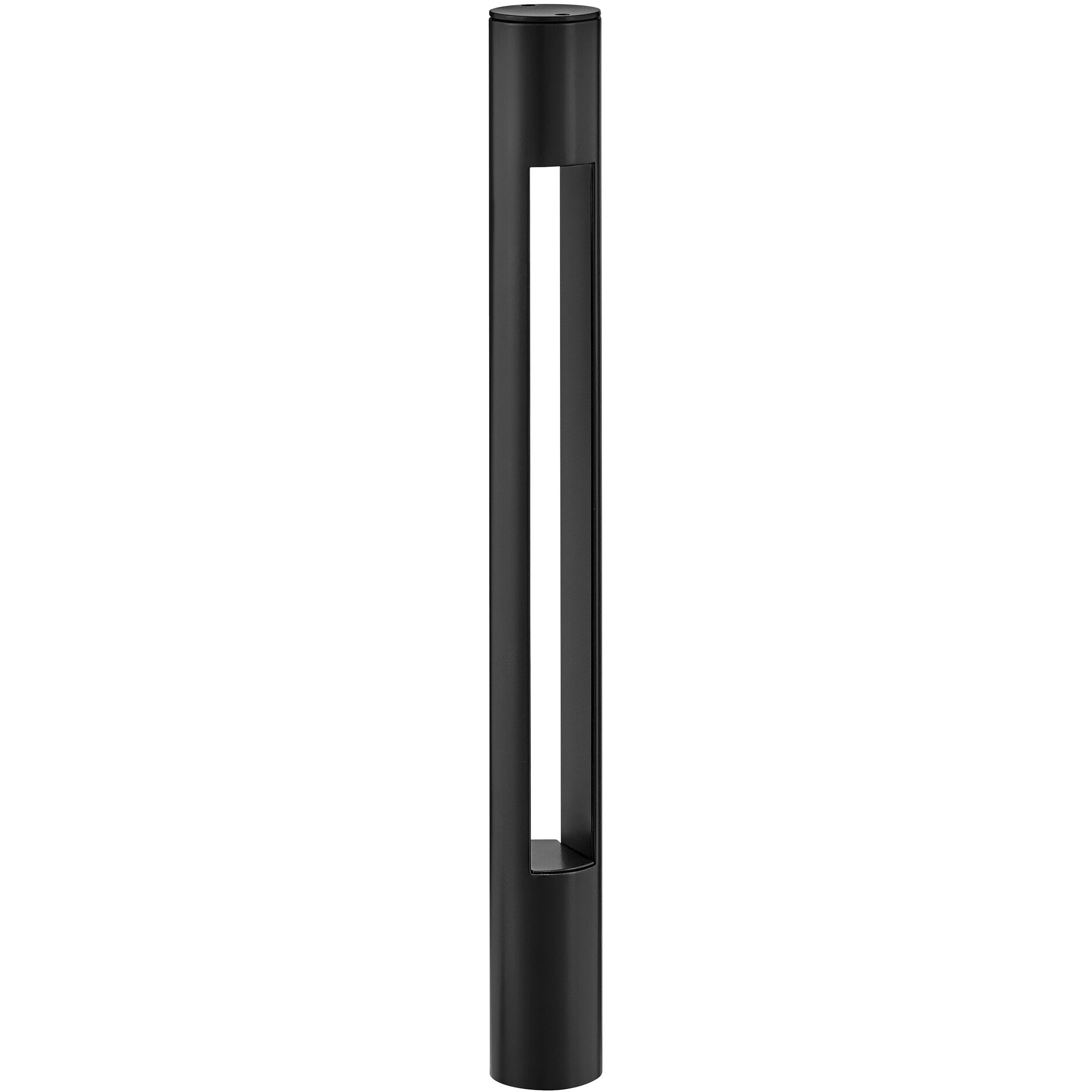 Atlantis 12v 4.00 watt Satin Black Landscape Path Bollard, Round