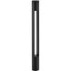 Atlantis 12v 4.00 watt Satin Black Landscape Path Bollard, Round