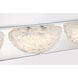 Modern Ice LED 16 inch Chrome Bath Light Wall Light