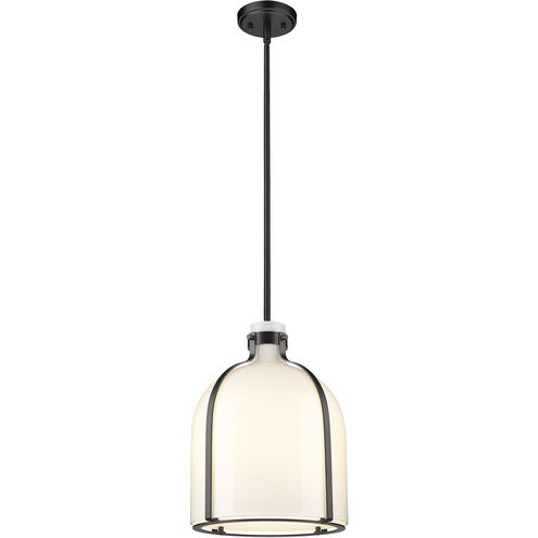 Pearson 1 Light 12 inch Matte Black Pendant Ceiling Light