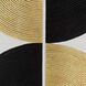 Cameron Black and Gold and White Wall Art