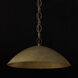 Francesca LED 24 inch Feathered Gold Pendant Ceiling Light