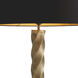 Costanza 38.58 inch 40.00 watt Vintage Brass with Black Granite Base Table Lamp Portable Light
