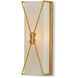 Ariadne 1 Light 6 inch Contemporary Gold Leaf Wall Sconce Wall Light