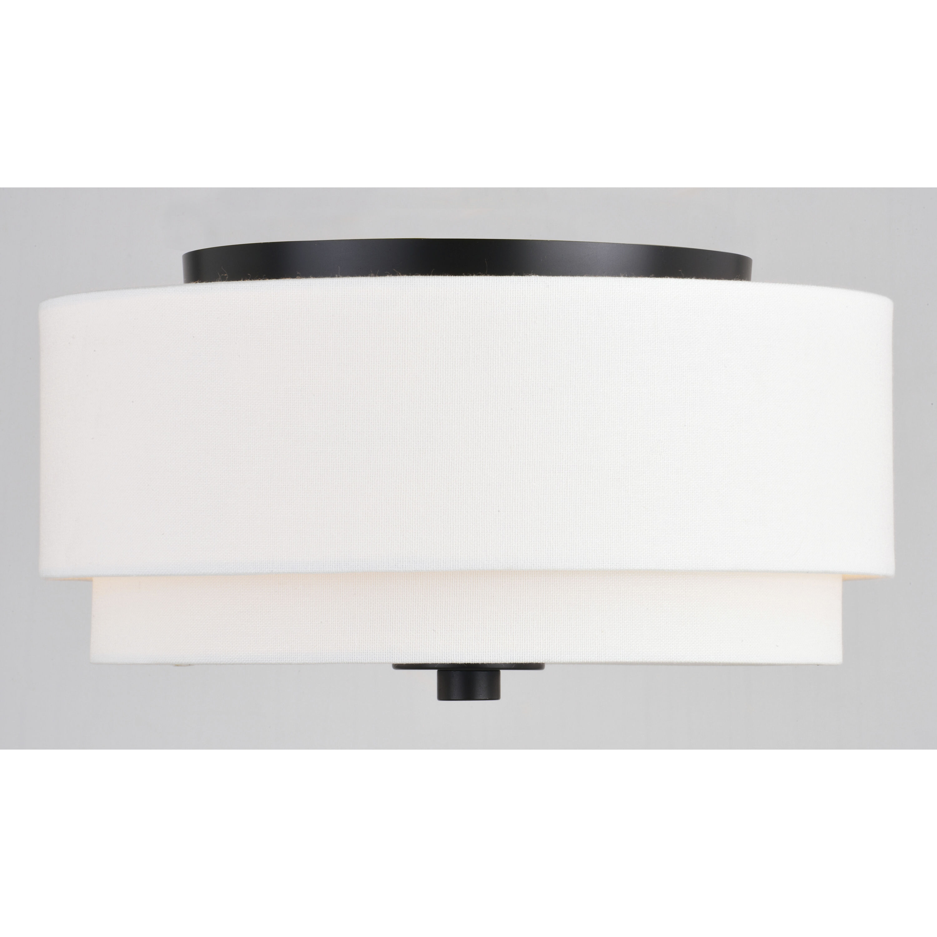Burnaby LED 13 inch Black Flush Mount Ceiling Light