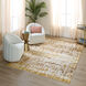Sibel 36 X 24 inch Gold Rug in 2 x 3