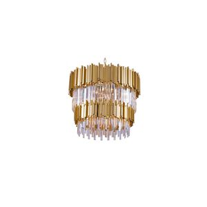 Canada 12 Light 28 inch Gold Chandelier Ceiling Light