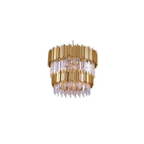 Canada 12 Light 28 inch Gold Chandelier Ceiling Light