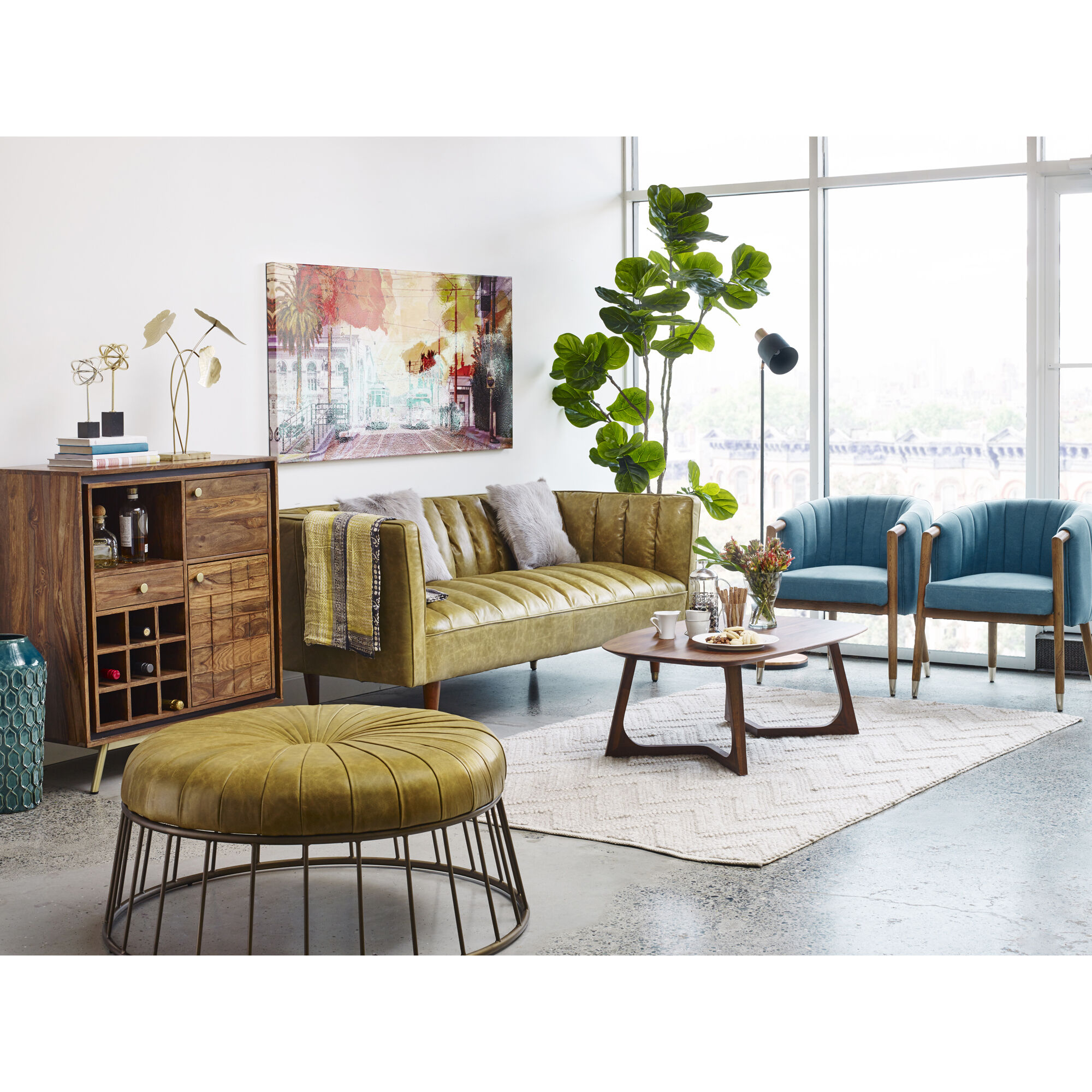 Godenza Brown Coffee Table, Small