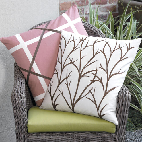 Gemma 20 X 5.5 inch Blush with White Accent Pillow