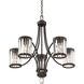 Nora 5 Light 27 inch Oiled Burnished Bronze Chandelier Ceiling Light