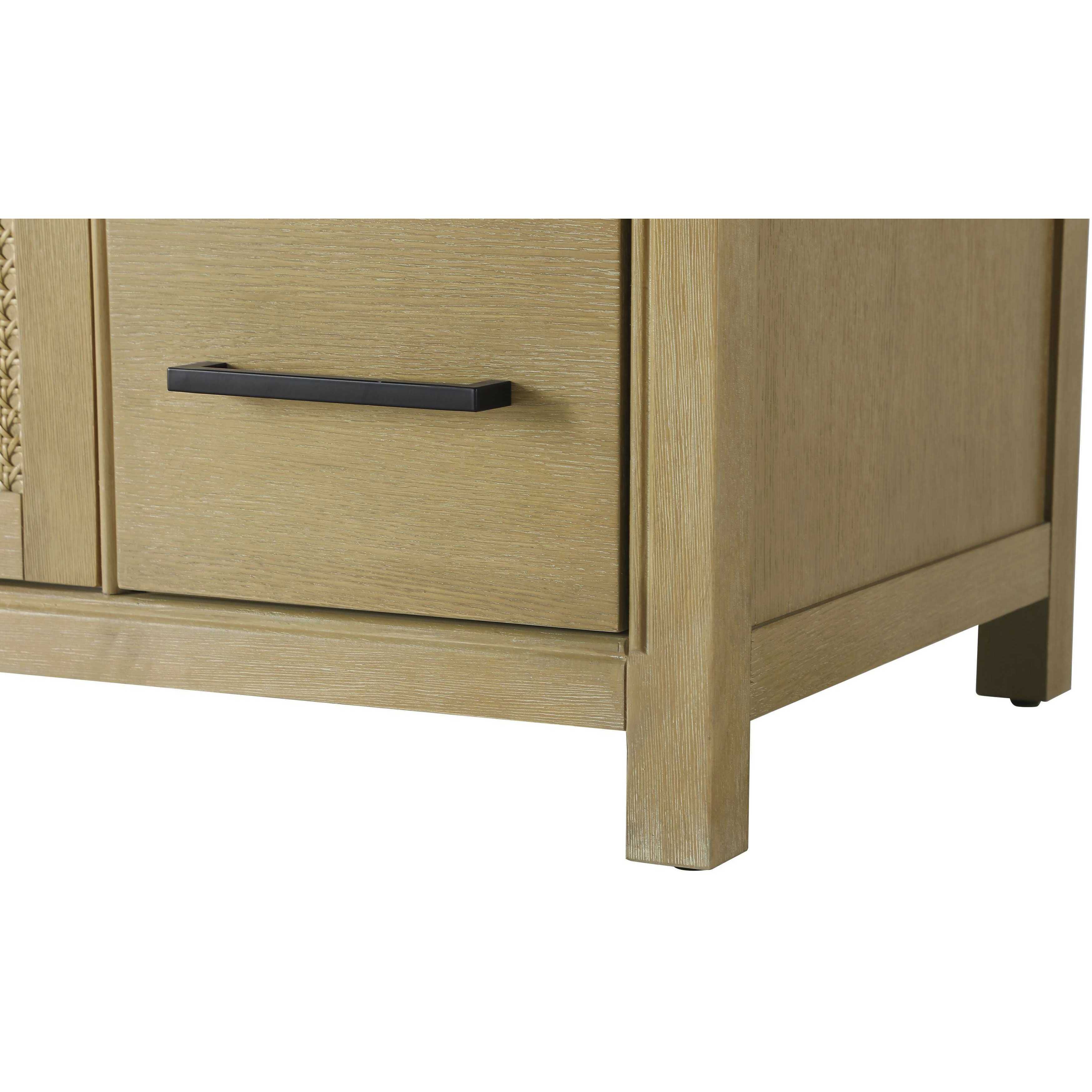 Alina 42 X 34 inch Linen Oak Bathroom Vanity Cabinet