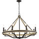 Sonoma 8 Light 34 inch Dark Bronze Chandelier Ceiling Light