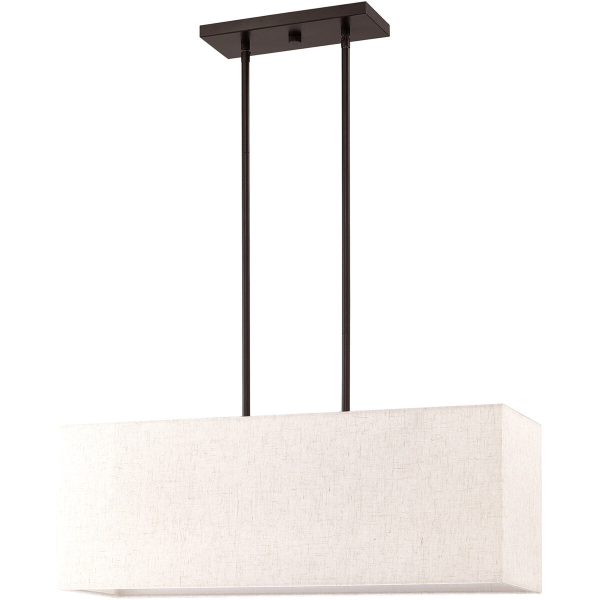 Summit 3 Light 28 inch English Bronze Linear Chandelier Ceiling Light