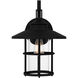 Lombard 1 Light 17 inch Matte Black Outdoor Wall Lantern