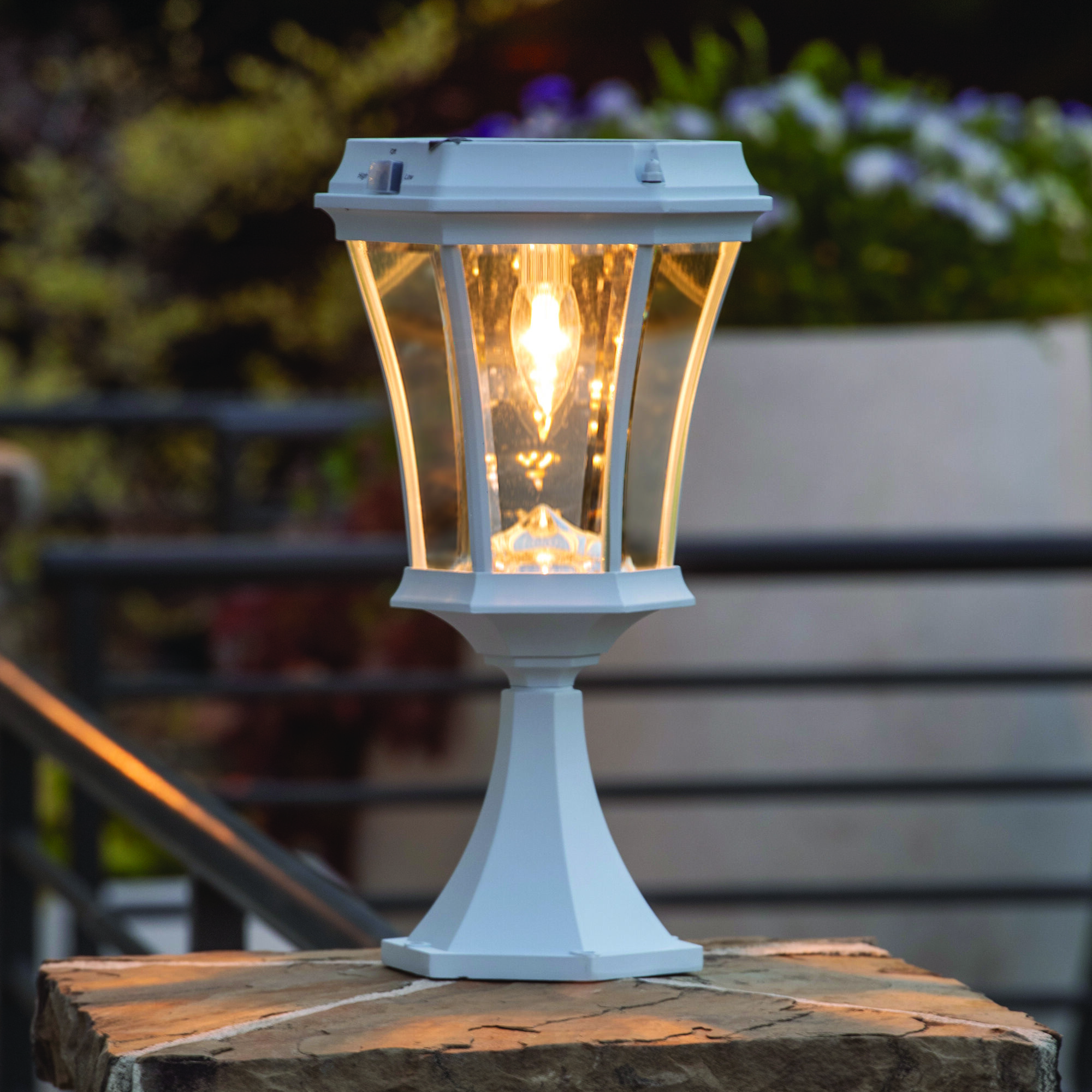 Farmhouse LED 15.5 inch Black Outdoor Wall Sconce, Solar