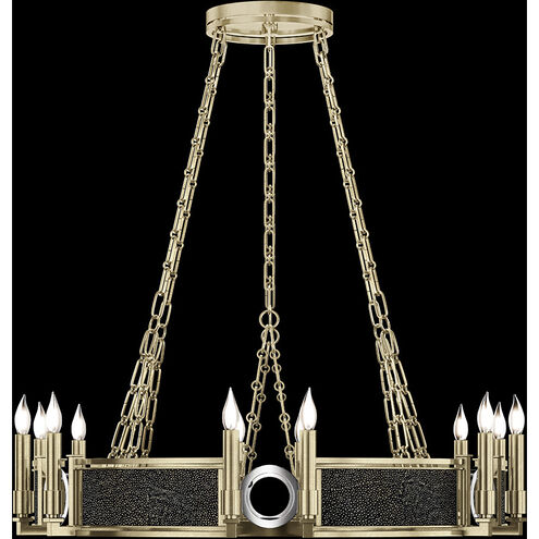 Mirage 12 Light 35.75 inch Gold Chandelier Ceiling Light