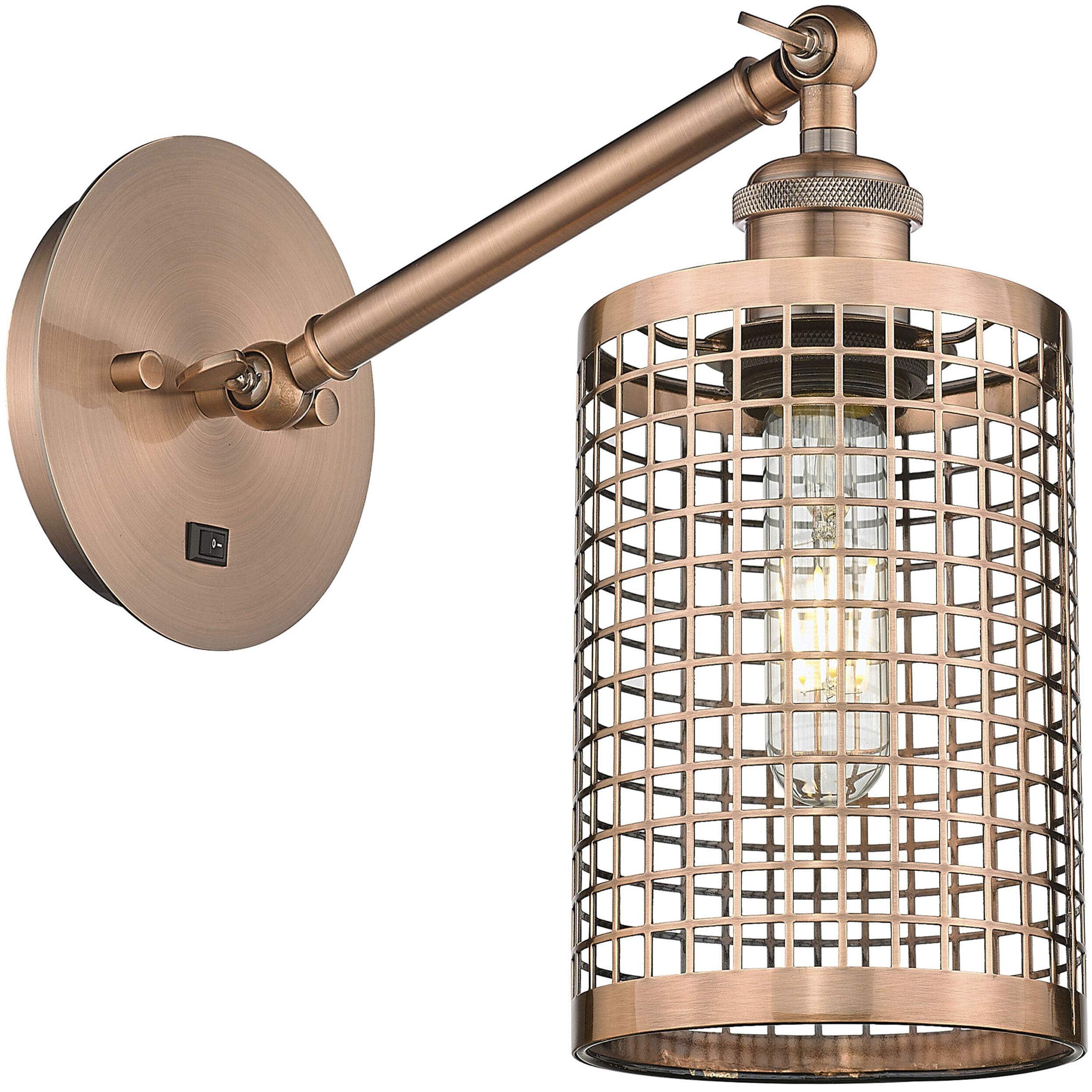 Nestbrook 1 Light 5 inch Antique Copper Sconce Wall Light