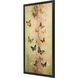 Butterfly Tower Green and Orange and Pink and Red Framed Art